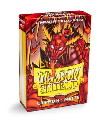 Dragon Shield Small Sleeves - Japanese Matte Crimson (60...