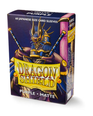 Dragon Shield Small Sleeves - Japanese Matte Purple (60 Sleeves)
