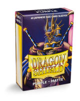 Dragon Shield Small Sleeves - Japanese Matte Purple (60 Sleeves)