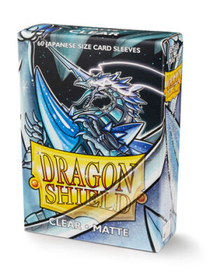 Dragon Shield Small Sleeves - Japanese Matte Clear (60 Sleeves)