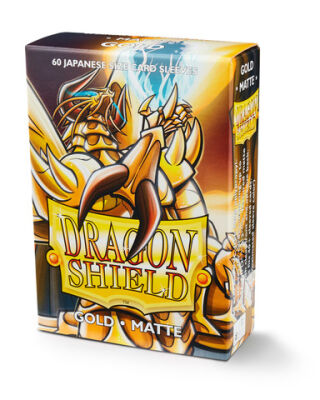 Dragon Shield Small Sleeves - Japanese Matte Gold (60 Sleeves)