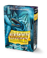 Dragon Shield Small Shields Japanese Matte Sleeves - Petrol (60 Sleeves)