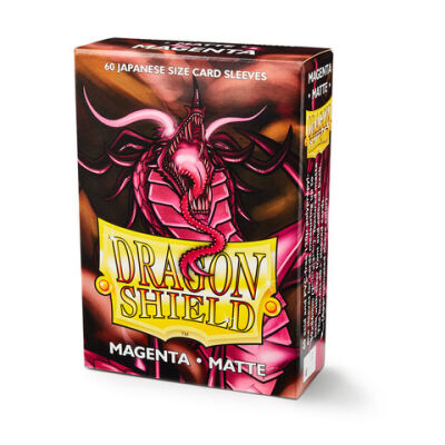 Dragon Shield Small Sleeves Japanese Matte Sleeves - Magenta (60 Sleeves)