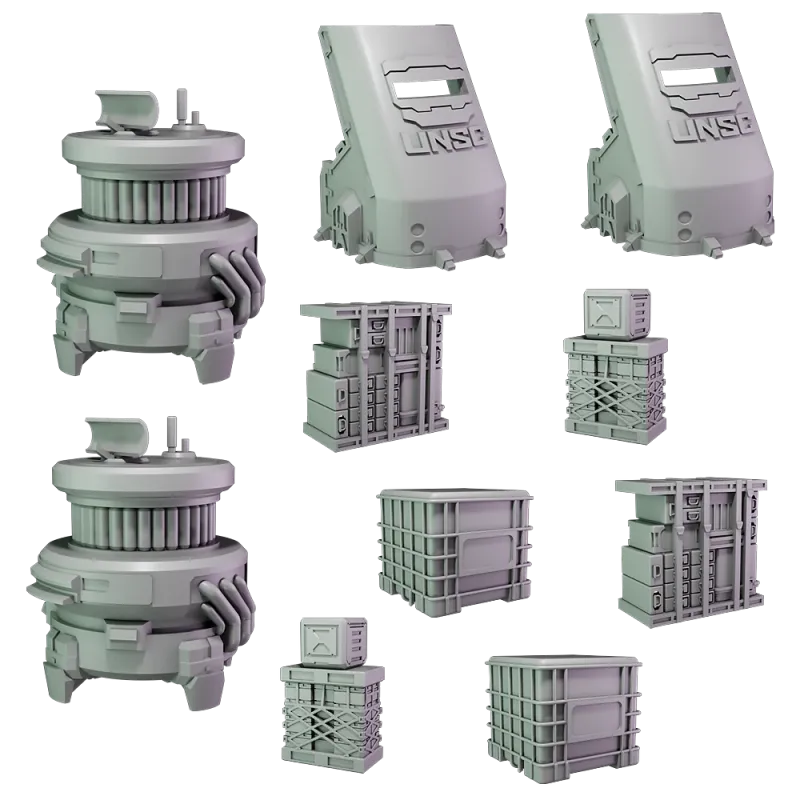 Halo Flashpoint UNSC Scenery Set