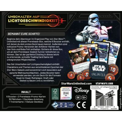 Umschalten auf Lichtgeschwindigkeit: Prerelease-Box (Deutsch)