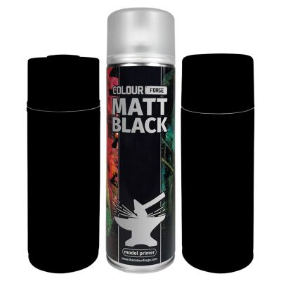 Colour Forge Spray: Matt Black (500ml)