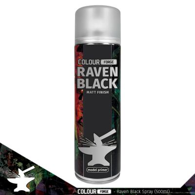 Colour Forge Spray: Raven Black (500ml)