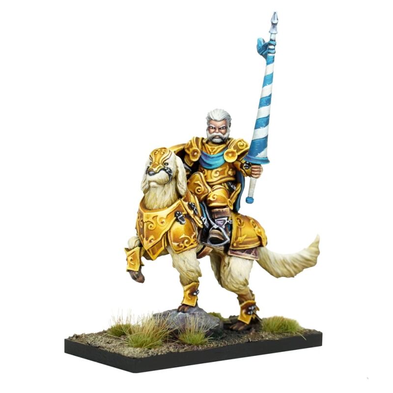 Kings of War: Halfling Muster Captain on Aralez