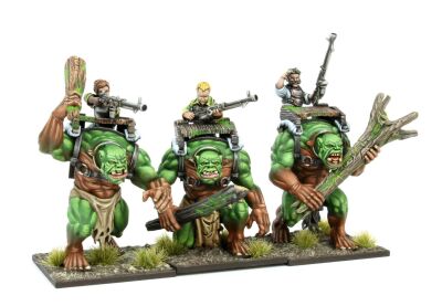 Kings of War: Halfling Forest Troll Gunners
