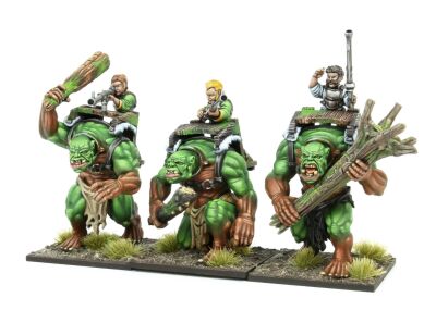 Kings of War: Halfling Forest Troll Gunners