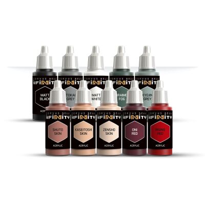 Infinity JSA Paint Set Inhalt