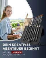 Lieberge Aquarellpinsel (8 Pinsel)