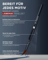 Lieberge Aquarellpinsel (8 Pinsel)