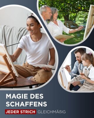 Lieberge Staffeleipinsel (12 Pinsel)