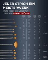 Lieberge Staffeleipinsel (12 Pinsel)