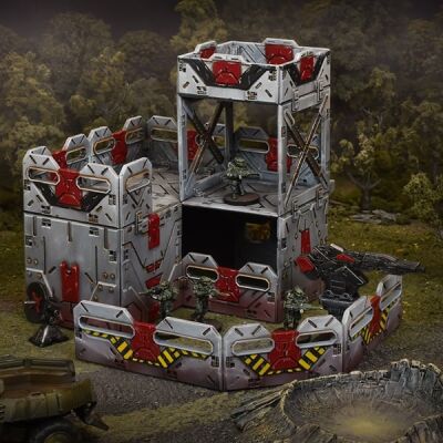 Terrain Crate: Sci-Fi Military Checkpoint