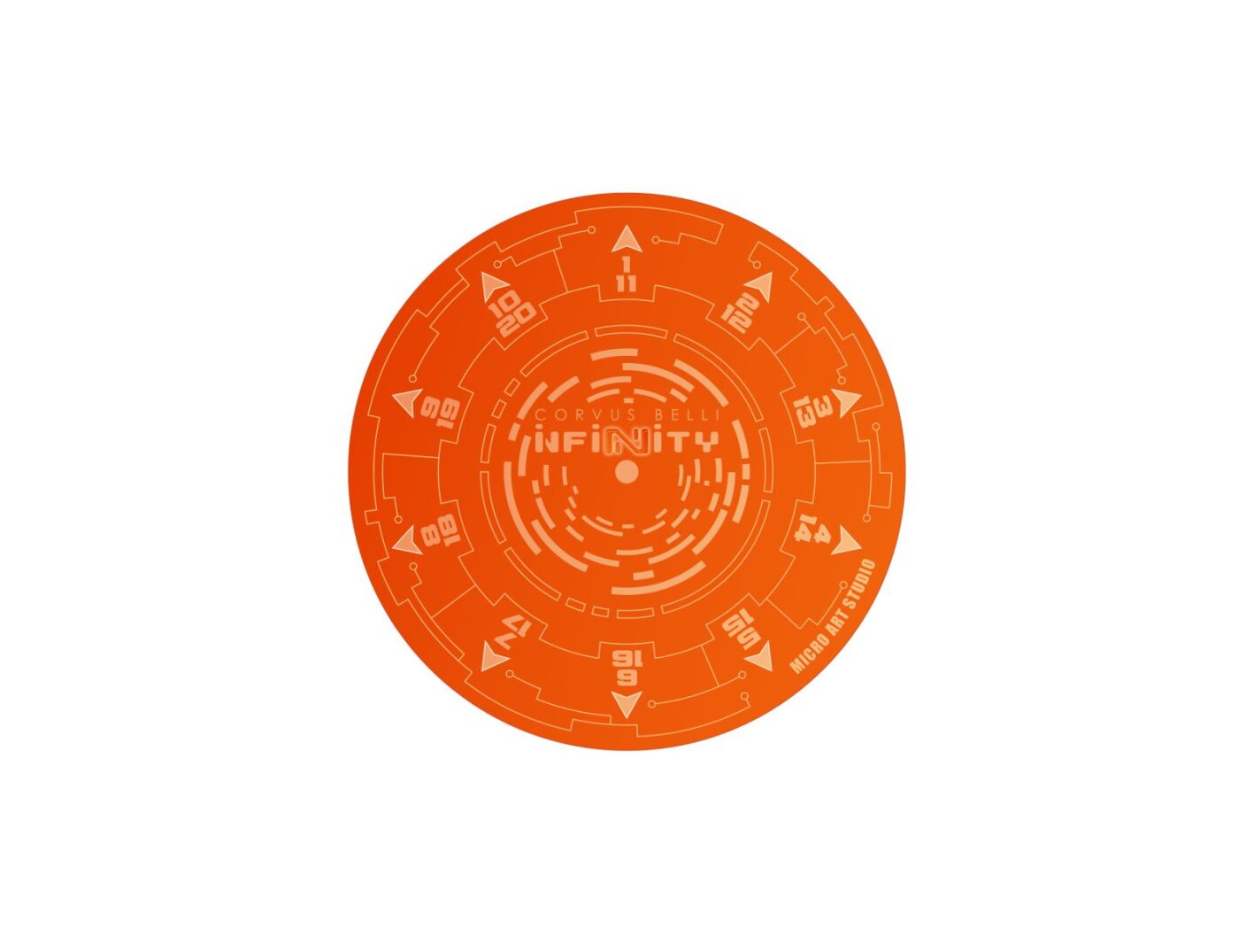 Infinity Blast Templates N5 Fluo Orange