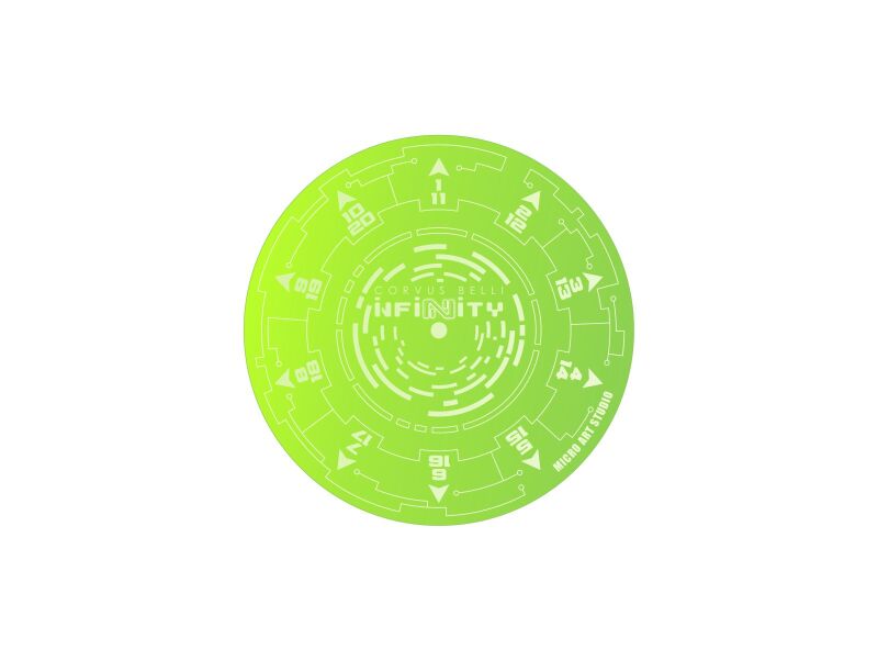 Infinity Blast Templates N5 Fluo Green