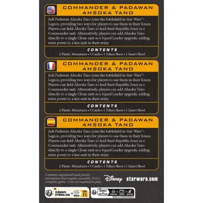 Star Wars: Legion &ndash; Commander &amp; Padawan Ahsoka Tano