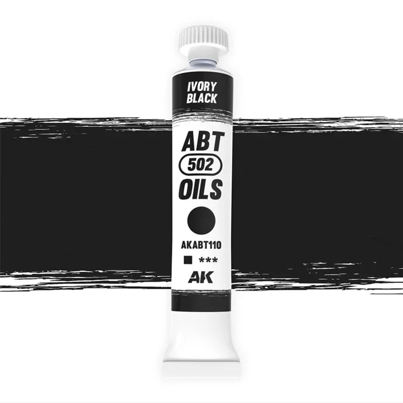 Abteilung 502 Oils: Ivory black (20ml)
