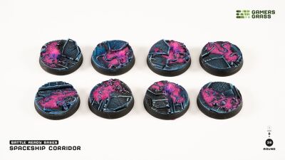 Alien Infestation Bases Round 28mm (x8)