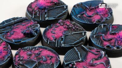 Alien Infestation Bases Round 28mm (x8)