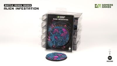 Alien Infestation Bases Round 80mm (x1)