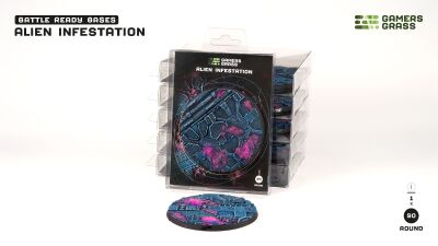 Alien Infestation Bases Round 90mm (x1)
