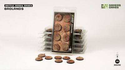 Badlands Bases Round 28mm (x8)