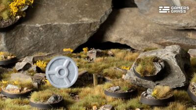 Highland Bases Round 28mm (x8)