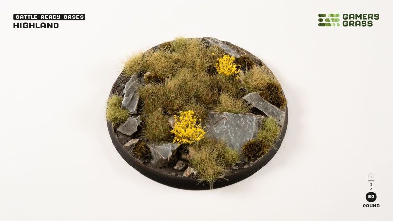 Highland Bases Round 80mm (x1)