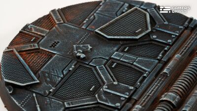 Spaceship Corridor Bases Round 28mm (x8)