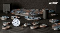 Spaceship Corridor Bases Round 28mm (x8)