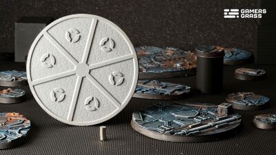 Spaceship Corridor Bases Round 90mm (x1)