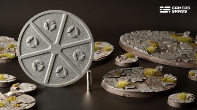 Temple Bases Round 80mm (x1)