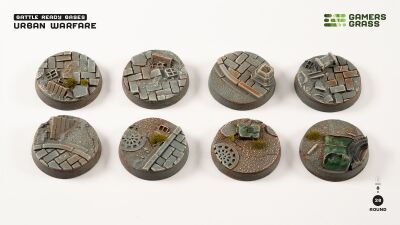 Urban Warfare Bases Round 28mm (x8)