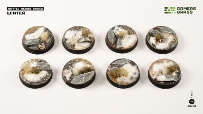 Winter Bases Round 28mm (x8)