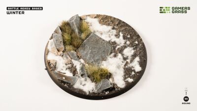 Winter Bases Round 90mm (x1)