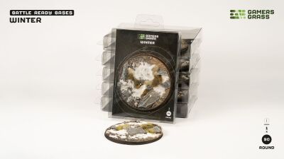 Winter Bases Round 90mm (x1)