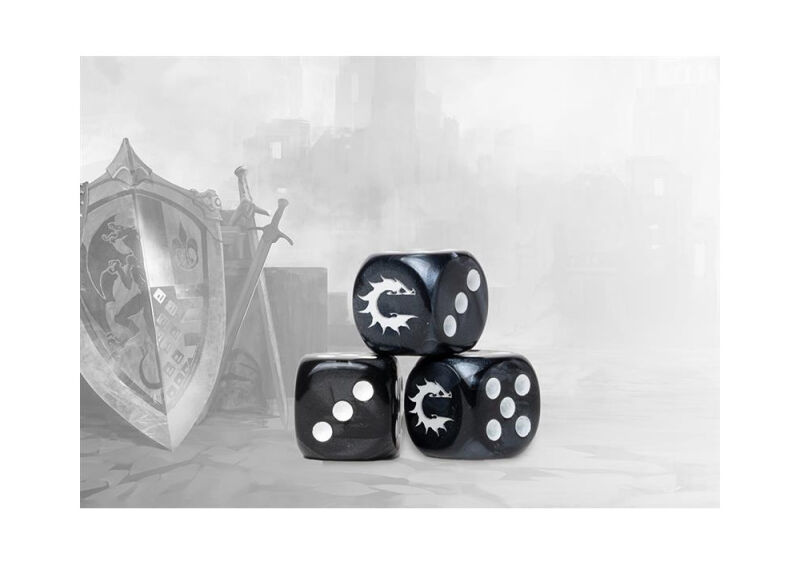 Conquest Logo 16mm Würfel - Abgerundet (24)