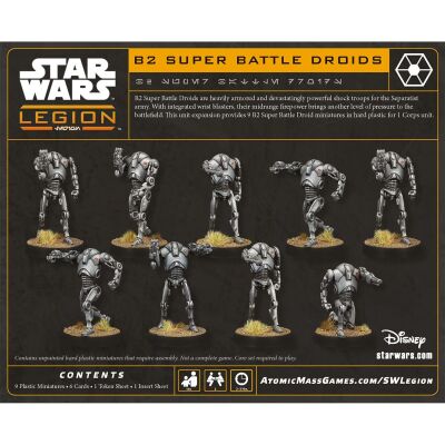 Star Wars: Legion &ndash; B2 Super Battle Droids R&uuml;ckseite