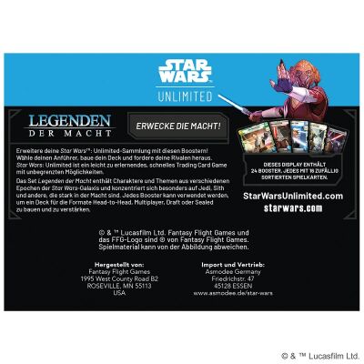 Legenden der Macht: Booster Display (Deutsch)