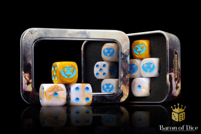Cygnar - Storm Forge 16mm Würfel - Abgerundet (10)