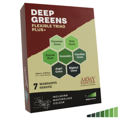 Warpaints Fanatic: Deep Green Flexible Triad (7x18ml)...