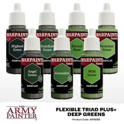 Warpaints Fanatic: Deep Green Flexible Triad (7x18ml) Inhalt