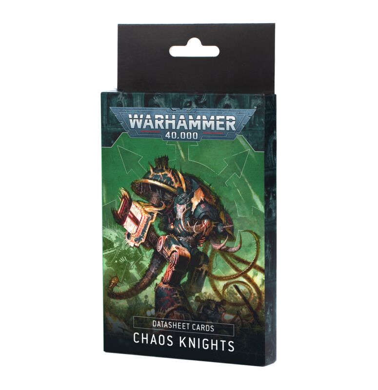 Datasheet Cards: Chaos Knights (Englisch)