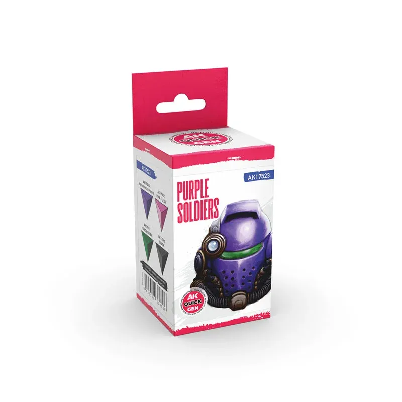QUICK GEN - Purple Soldiers (4x18ml) Verpackung