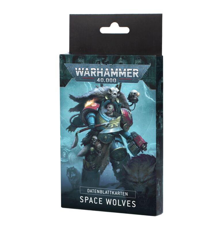Datenblattkarten: Space Wolves (Deutsch)