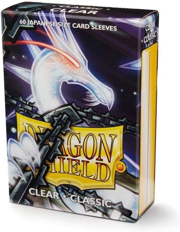 Dragon Shield Classic Japanese Size Sleeves - Clear (60 Sleeves)