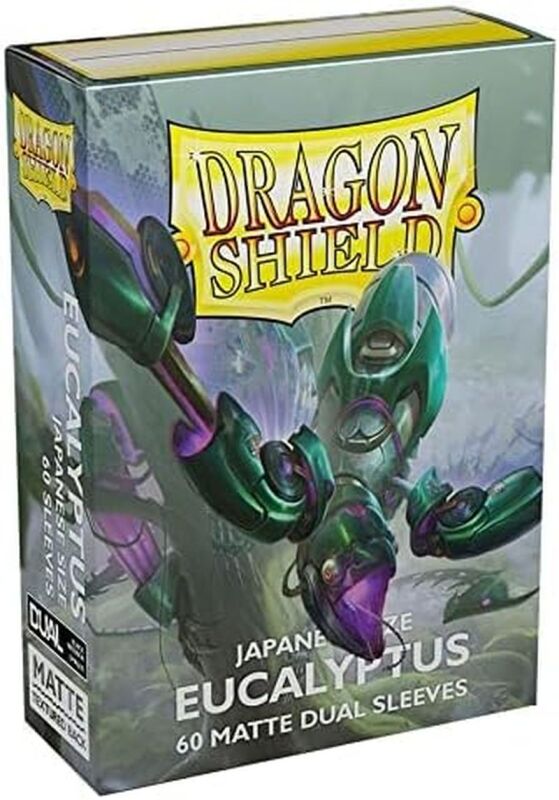 Dragon Shield Dual Matte Japanese Size Sleeves - Eucalyptus (60 Sleeves)